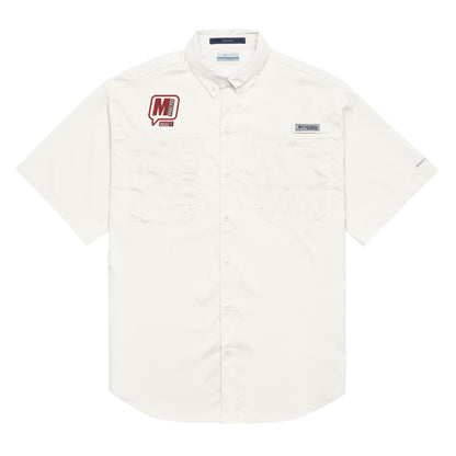 “La M” Men’s Columbia short sleeve button shirt